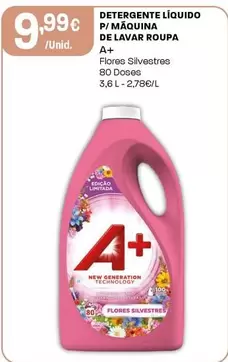 A+ - Detergente Líquido P/Maquina De Lavar Roupa