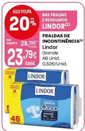 Lindor - Fraldas De Incontinência