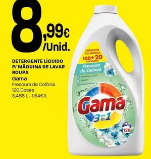 Gama - Detergente Líquido P/Maquina De Lavar Roupa