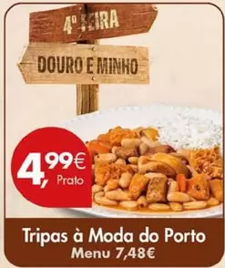 Tripas A Moda Do Porto Menu