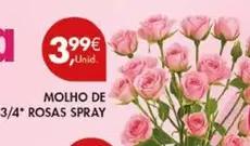 Molho De 3/4% Rosas Spray