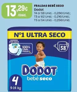 Dodot - Fraldas Bebé Seco