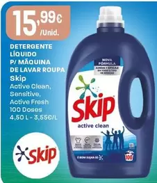 Skip - Detergente Líquido P/Máquina De Lavar Roupa