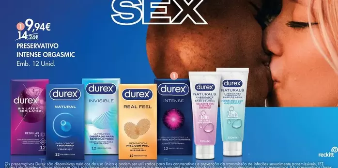 Durex - Preservativo Intense Organic