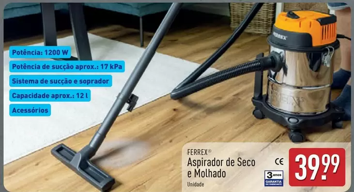 Aspirador De Seco E Molhado