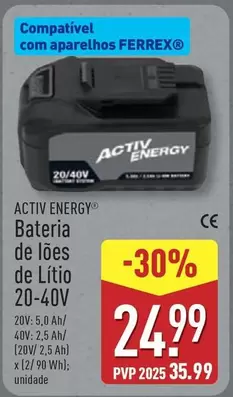 .Com - Bateria De Loes De Litio 20-40V