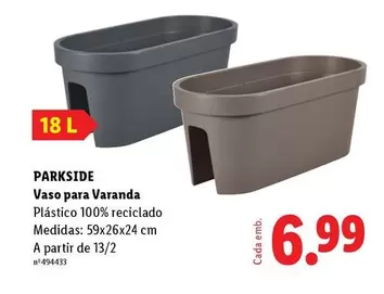 parkside - Vaso Para Varanda