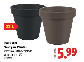 parkside - Vaso Para Plantas
