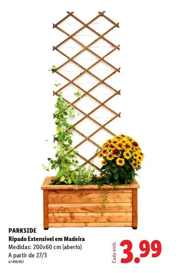 parkside - Ripado Extensivel Cm Madeira