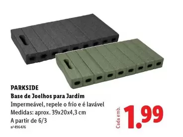 parkside - Base De Joelhos Para Jardim
