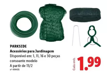 parkside - Parkside Acessórios Para Jardinagem