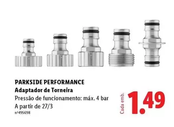 parkside - Parkside Performance Adaptador De Torneira