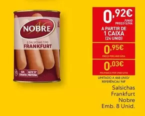 Nobre - Salsichas Frankfurt