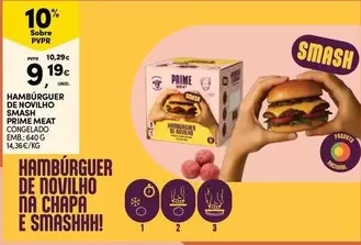 Prime - Hamburguer De Novilho Smashh!