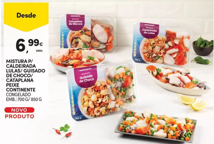 Continente - Mistura P/Cide/Exa Cialua/Gausao De Choco/Cafra O Entre Congelada Congelada