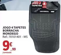 Jogo 4 Tapetes Borracha