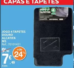 Jogo 4 Tapetes Douro Alcatifa