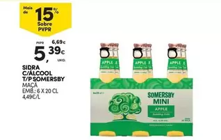 Apple - SIDRA C/ALCOOL T/P SOMERSBY