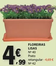 Floreiras Lisas
