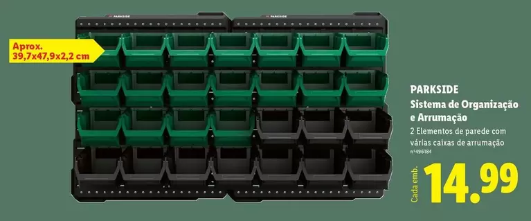 parkside - Sistema De Organicao E Armamento