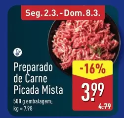 Picada - Preparado De Carne  Mista