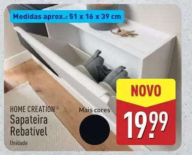 home creation - Sapateira Rebativel