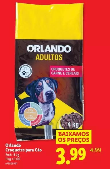 Orlando - Croquetes Para Cao
