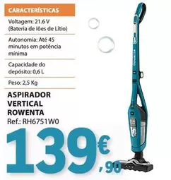 Rowenta - Aspirador Vertical