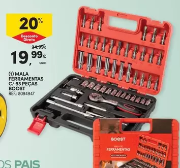 Boost - Mala Ferramentas C/ 53 Peças