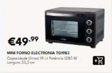 Electronia - Mini Forno Tg19b3