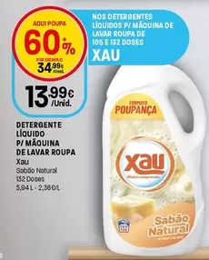 Xau - Detergente Líquido P/Maquina De Lavar Roupa