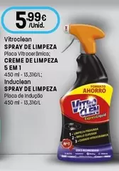 Vitroclean - Spray De Limpeza Creme De Limpieza 5 Em 1