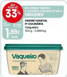 Vaqueiro - Creme Vegetal P/ Culinária