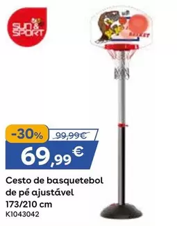 Sun & Sport - Cesto De Basquetbel De Pé Ajustavel