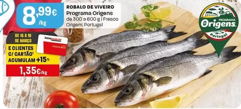 Programa Origens - Robalo De Viveiro
