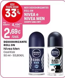 Nivea Men - Desodorizante Roll On