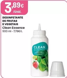 Clean Essence - Desinfetante De Frutas E Vegetais