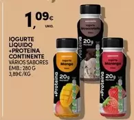 Continente - Iogurte Liquido + Proteina
