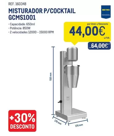 Misturador P/Cocktail Gcms1001