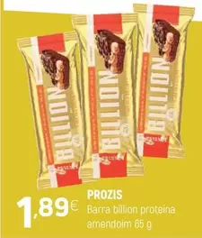 prozis - Barra Billion Proteina Amendoim