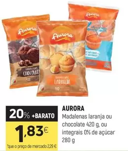 Aurora - Madalenas Laranja Ou Chocolate