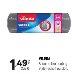 Vileda - Saco Do Lixo Ecobag Style Fecho Facil
