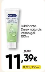 Durex - Lubricante Naturals Intimo Gel