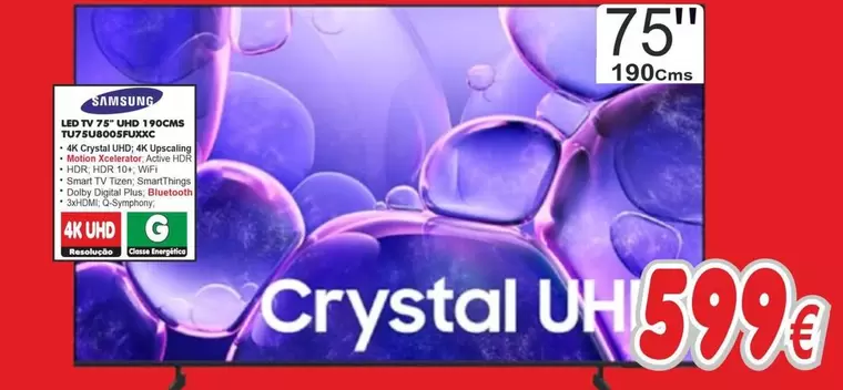 Samsung - Led 75 70x504k