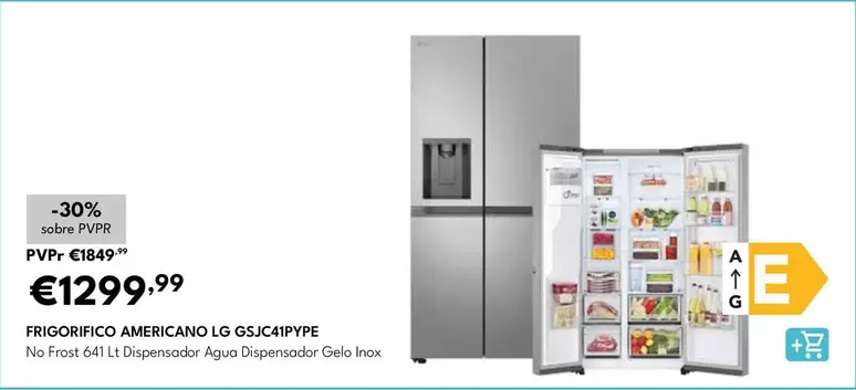 LG - Frigorífico Americano GSJC41PYPE