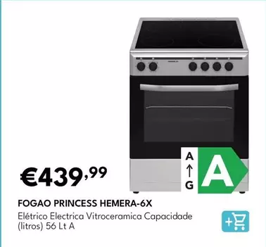 Princess - Fogao Hemera-6X