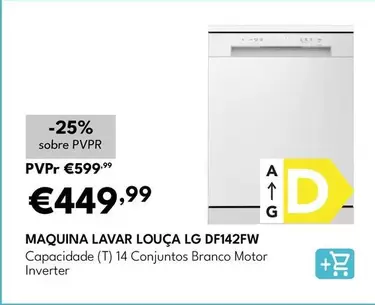 LG - Maquina Lavar Louça DF142FW