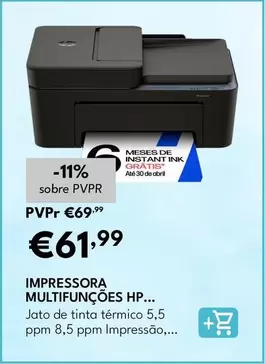 HP - Impressora Multifunçoes