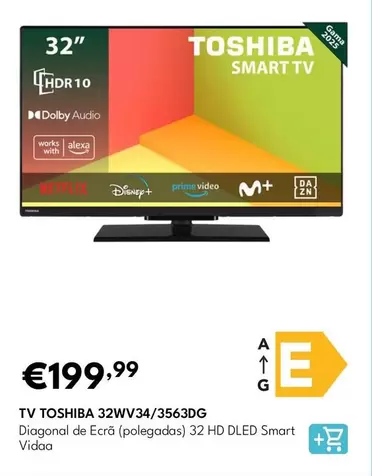 Toshiba - Tv 32WV34/3563DG