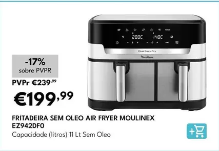 Moulinex - Fritadeira Sem Oleo Air Fryer EZ942DF0